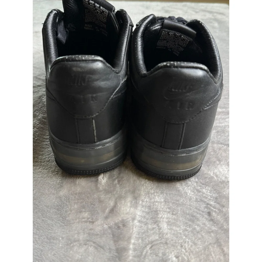 Nike Air Force 1 Supreme '08 Birds Nest Black Leather Men's Size 10 318772-002
